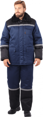Костюм МЕТЕЛИЦА зимний, т/синий-черный Кос300 - фото 4563