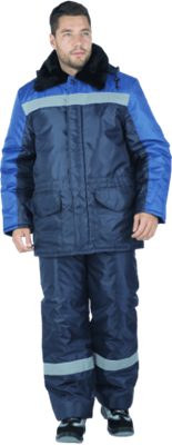 Костюм РЕГИОН зимний, т/синий-василек Кос307 - фото 4564