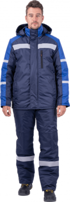 Костюм РОУД зимний, т/синий-василек Кос920 - фото 4569