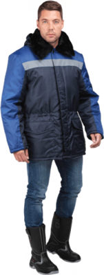 Куртка РЕГИОН зимняя, т/синий-василёк Кур313 - фото 4740