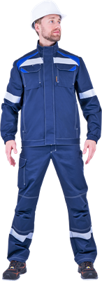 Костюм СТАРАТЕЛЬ летний, синий-василек (Куртка+брюки) Кос507 - фото 5006