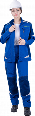 Куртка ТУРБО SAFETY летняя, василек-синий, женская КУР691 - фото 5259