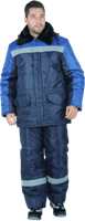 Костюм РЕГИОН зимний, т/синий-василек Кос307
