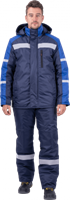 Костюм РОУД зимний, т/синий-василек Кос920