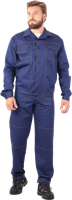 Костюм МУРАВЕЙ летний, т/синий, 100% х/б (Куртка+брюки) Кос006