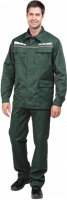 Костюм ОПЕРАТОР летний, зеленый (куртка+брюки) КОС576