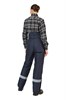 Костюм рабочий женский зимний "Сунтар" цвет темно-синий/василек КОС632 ЭС