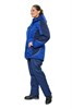 Костюм рабочий женский зимний "Страйк" цвет василек/темно-синий КОС629_син ЭС