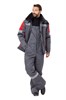Костюм рабочий мужской зимний "Страйк" цвет серый/красный КОС630_сер ЭС