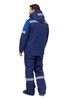 Костюм рабочий мужской зимний "Страйк" цвет темно-синий/василек КОС630_син ЭС