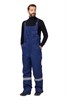 Костюм рабочий мужской зимний "Страйк" цвет темно-синий/василек КОС630_син ЭС