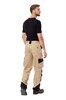 Брюки рабочие мужские летние "Velar" цвет бежевый/черный БРЮ690 ЭС